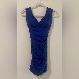 Bodycon Sleeveless Ruched Mini Dress. Only worn once.